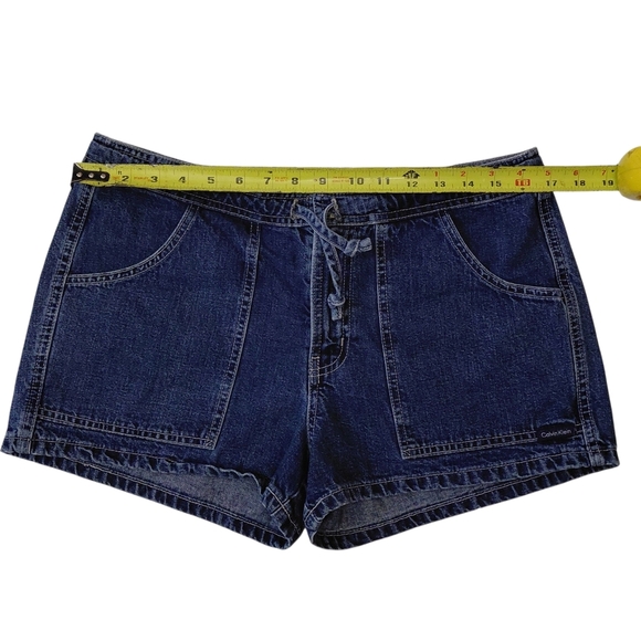 Calvin Klein Women's Blue Denim Shorts - Picture 2 of 6